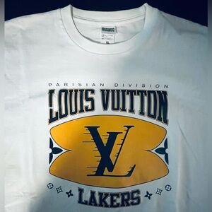 Louis Vuitton Lakers Bravest Studios T-Shirt Mens XL Parisian Division LV LAKERS